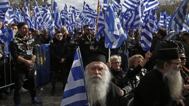 Europe times European news Protest erupts in Greece over Macedonia news