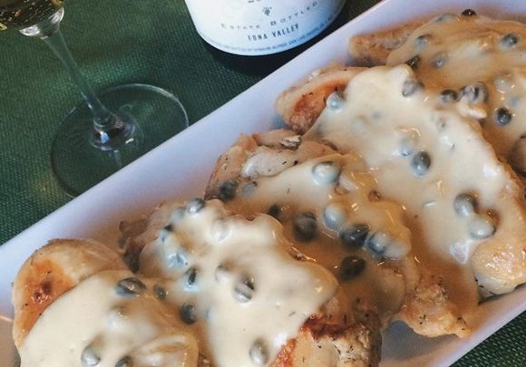 europe times european news food recipes Chicken Breasts in Caper Cream Sauce