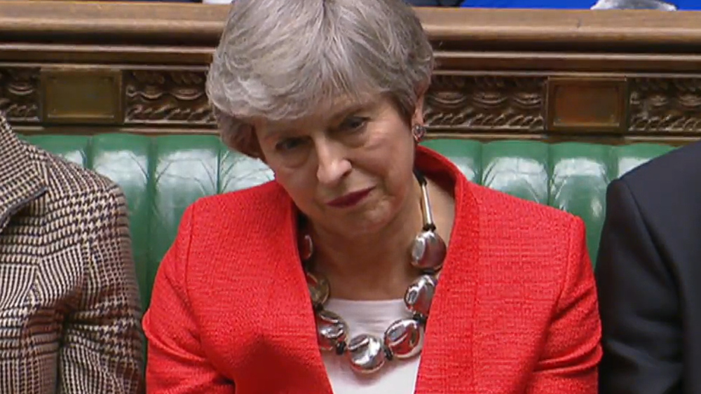 British MPs to vote on PM May's amended Brexit deal, London, United Kingdom - 12 Mar 2019