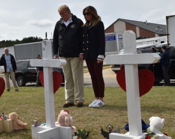 Donald Trump Visits Alabama After Tornadoes